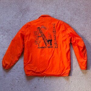 Vintage Orange Coach Jacket - Graphic